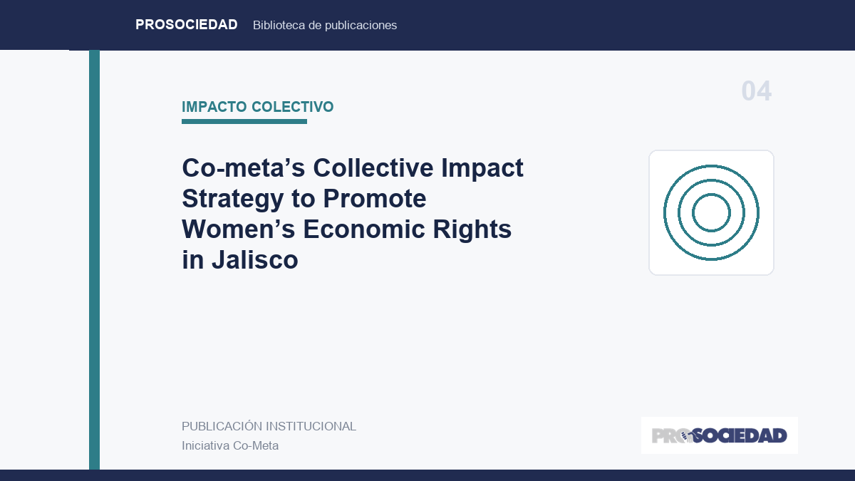 Co-meta’s Collective Impact Strategy to Promote Women’s Economic Rights in Jalisco